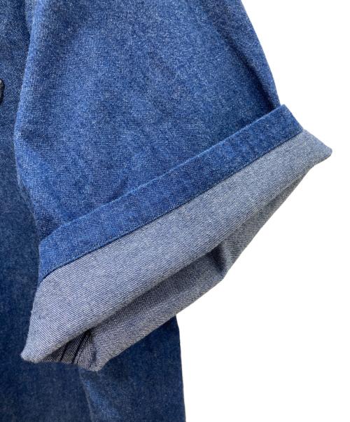 KEBOZ（ケボズ）KEBOZ (ケボズ) S/S DENIM SHIRT インディゴ サイズ:LARGEの古着・服飾アイテム