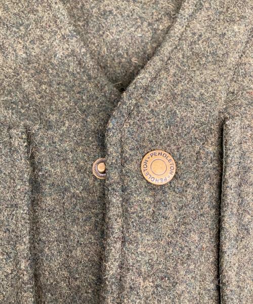 PENDLETON（ペンドルトン）PENDLETON (ペンドルトン) ウールベスト グリーン サイズ:Lの古着・服飾アイテム