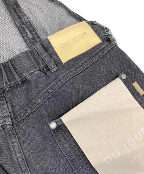 DU JOUR（デュ ジュール）DU JOUR (デュ ジュール) V NECK JEAN SALOPETTE/V ネック ジーンズ サロペット グレー サイズ:Fの古着・服飾アイテム