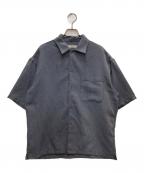 JOURNAL STANDARD relumeジャーナルスタンダード レリューム）の古着「メランジ ドビー 半袖シャツ」｜グレー