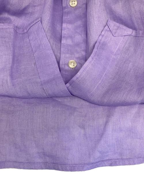 POLO RALPH LAUREN（ポロ・ラルフローレン）POLO RALPH LAUREN (ポロ・ラルフローレン) リネンシャツ パープル サイズ:L 未使用品の古着・服飾アイテム