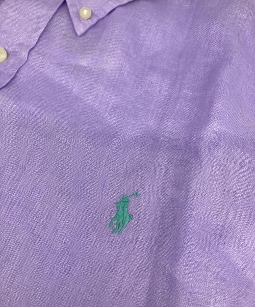 POLO RALPH LAUREN（ポロ・ラルフローレン）POLO RALPH LAUREN (ポロ・ラルフローレン) リネンシャツ パープル サイズ:L 未使用品の古着・服飾アイテム