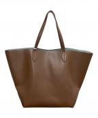 &MyuQアンドミューク）の古着「LETTE トートバッグ/レット　トートバッグ」｜ブラウン