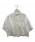 TICCA（ティッカ）の古着「別注リネン半袖エンブロイダイリーシャツ」｜ホワイト