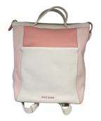 COLE HAANコールハーン）の古着「グランド アンビション スモール コンバーチブル バックパック」｜ホワイト×ピンク
