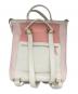 COLE HAAN (コールハーン) グランド アンビション スモール コンバーチブル バックパック ホワイト×ピンク：4500円