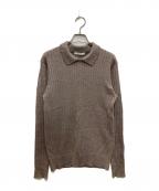SLOANEスローン）の古着「襟付ニット」｜グレー