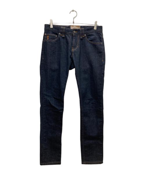 GALLIANO（ガリアーノ）GALLIANO (ガリアーノ) テーパードデニムパンツ インディゴ サイズ:31の古着・服飾アイテム