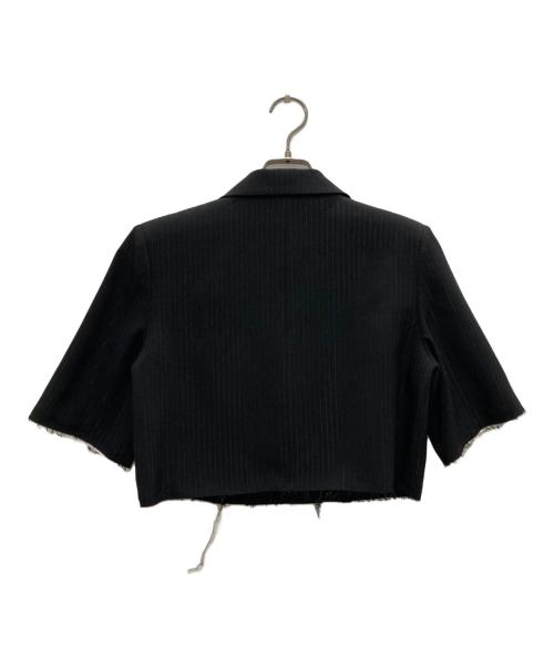 Ameri（アメリ）Ameri (アメリ) CUT OFF SHORT JACKET/カット オフ ショート ジャケット ブラック サイズ:Sの古着・服飾アイテム