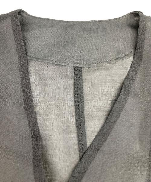 COLLAGE GALLARDAGALANTE（コラージュ ガリャルダガランテ）COLLAGE GALLARDAGALANTE (コラージュ ガリャルダガランテ) シアーリネンライクダブルジャケット サイズ:Fの古着・服飾アイテム