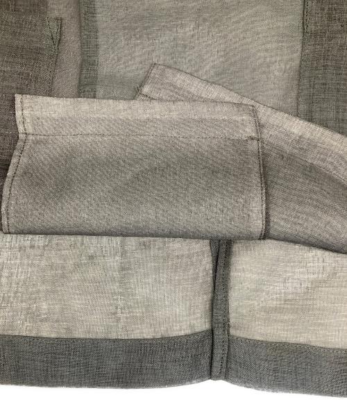 COLLAGE GALLARDAGALANTE（コラージュ ガリャルダガランテ）COLLAGE GALLARDAGALANTE (コラージュ ガリャルダガランテ) シアーリネンライクダブルジャケット サイズ:Fの古着・服飾アイテム