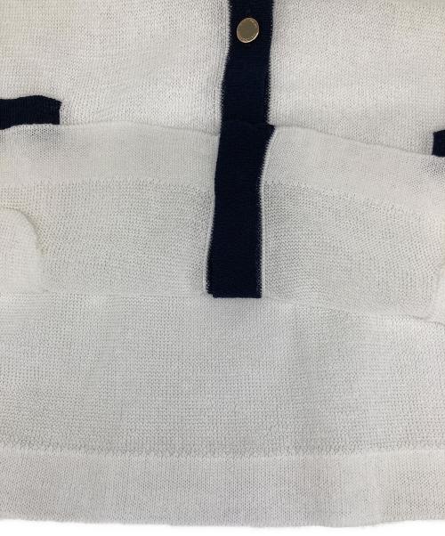 MACKINTOSH PHILOSOPHY（マッキントッシュ フィロソフィー）MACKINTOSH PHILOSOPHY (マッキントッシュ フィロソフィー) ロイトンシアーニット ホワイト サイズ:38の古着・服飾アイテム