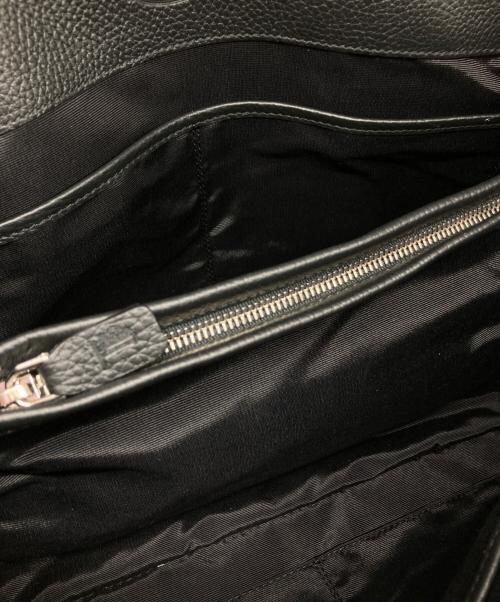 TOD'S（トッズ）TOD'S (トッズ) レザートートバッグ ブラックの古着・服飾アイテム