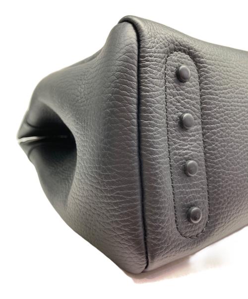 TOD'S（トッズ）TOD'S (トッズ) レザートートバッグ ブラックの古着・服飾アイテム