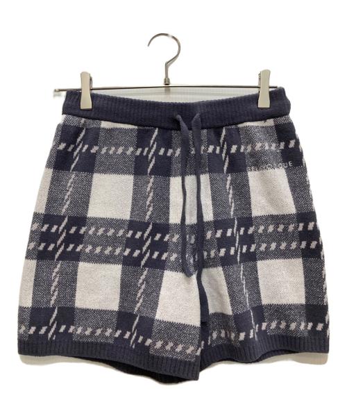 gelato pique（ジェラートピケ）gelato pique (ジェラートピケ) エアモコ SLEEPING DOG JQDプルオーバー＆チェックショートパンツSET グレー サイズ:freeの古着・服飾アイテム