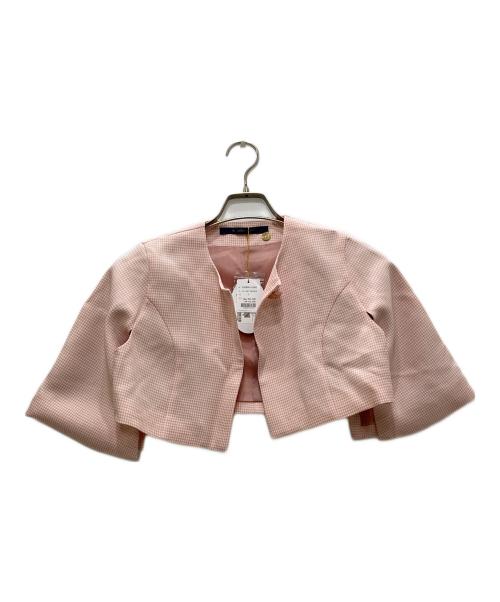an another angelus（アンアナザーアンジェラス）an another angelus (アンアナザーアンジェラス) 60sチェック柄ケープセットアップ ピンク サイズ:Fの古着・服飾アイテム