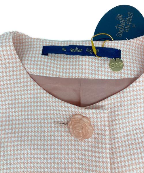 an another angelus（アンアナザーアンジェラス）an another angelus (アンアナザーアンジェラス) 60sチェック柄ケープセットアップ ピンク サイズ:Fの古着・服飾アイテム