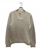 agnes b hommeアニエスベーオム）の古着「Vネックニット」｜ホワイト