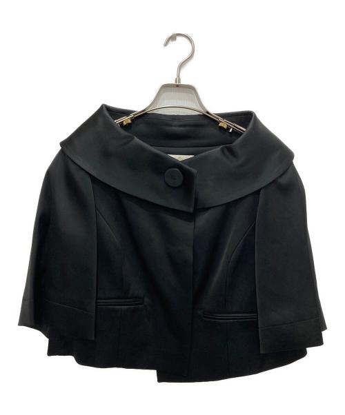 GRACE CLASS（グレースクラス）GRACE CLASS (グレースクラス) ロールスタンドカラージャケット ブラック サイズ:3-38の古着・服飾アイテム