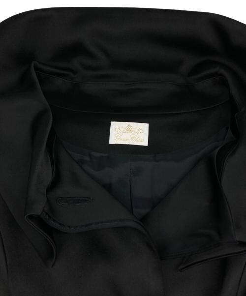GRACE CLASS（グレースクラス）GRACE CLASS (グレースクラス) ロールスタンドカラージャケット ブラック サイズ:3-38の古着・服飾アイテム