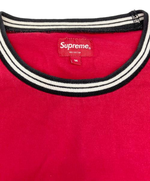 SUPREME（シュプリーム）SUPREME (シュプリーム) Flags L/S Pocket Tee/フラッグス　Ｌ/Ｓ　ポケット　ティ- レッド サイズ:Ｍの古着・服飾アイテム