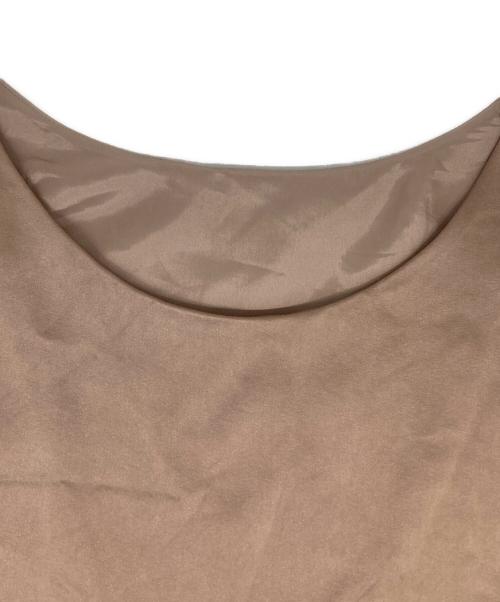 Noble（ノーブル）Noble (ノーブル) ルナサテンレイヤードブラウス ブラウン サイズ:FREEの古着・服飾アイテム