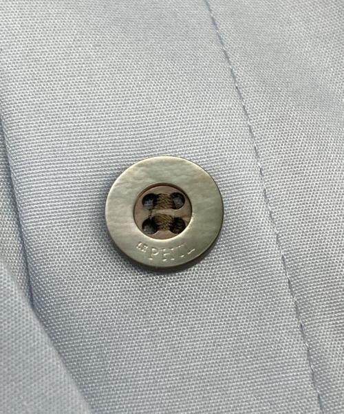 LE PHIL（ル フィル）LE PHIL (ル フィル) タイプライターギャザーブラウス ブルー サイズ:Freeの古着・服飾アイテム