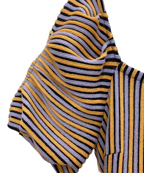 GRACE CONTINENTAL（（グレースコンチネンタル）GRACE CONTINENTAL (グレースコンチネンタル) シアーリップルカットワンピース マルチカラー サイズ:36の古着・服飾アイテム