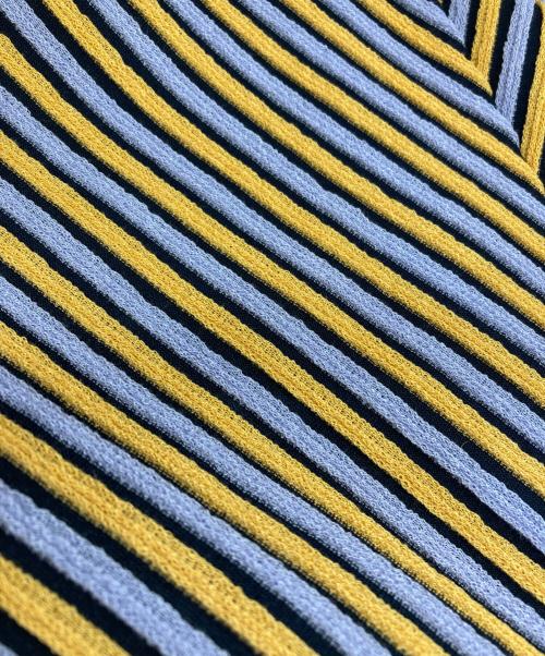 GRACE CONTINENTAL（（グレースコンチネンタル）GRACE CONTINENTAL (グレースコンチネンタル) シアーリップルカットワンピース マルチカラー サイズ:36の古着・服飾アイテム