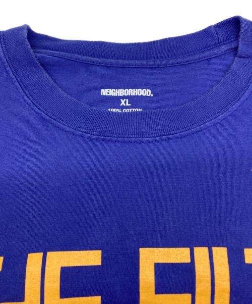 NEIGHBORHOOD（ネイバーフッド）NEIGHBORHOOD (ネイバーフッド) プリントTシャツ パープル サイズ:ＸＬの古着・服飾アイテム