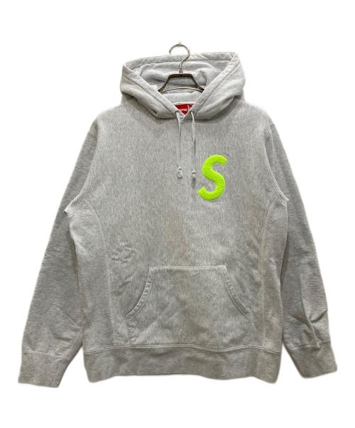 SUPREME（シュプリーム）SUPREME (シュプリーム) S Logo Hooded Sweatshirt/エス　ロゴ　フーデッド　スウェットシート グレー サイズ:Ｌの古着・服飾アイテム