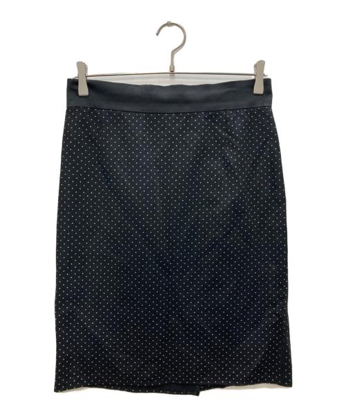 PAUL SMITH（ポールスミス）PAUL SMITH (ポールスミス) ドットスカートセットアップ ブラック×ホワイト サイズ:40の古着・服飾アイテム