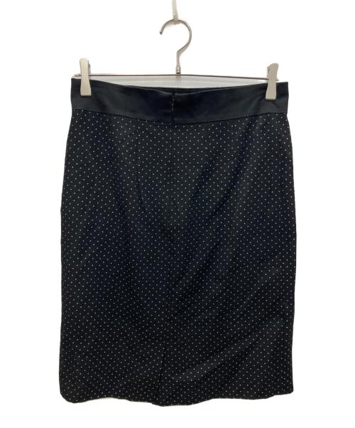 PAUL SMITH（ポールスミス）PAUL SMITH (ポールスミス) ドットスカートセットアップ ブラック×ホワイト サイズ:40の古着・服飾アイテム