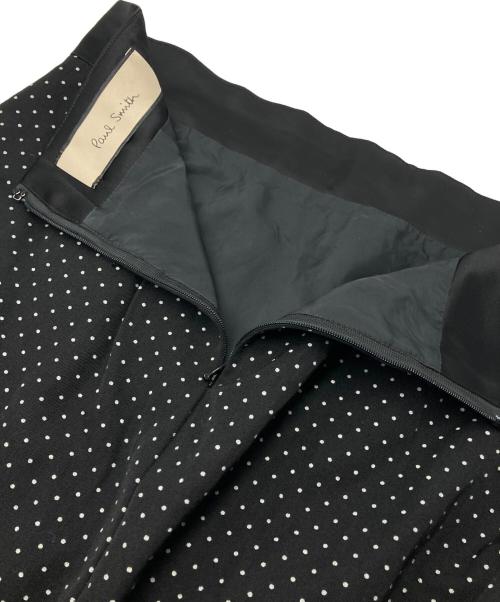 PAUL SMITH（ポールスミス）PAUL SMITH (ポールスミス) ドットスカートセットアップ ブラック×ホワイト サイズ:40の古着・服飾アイテム