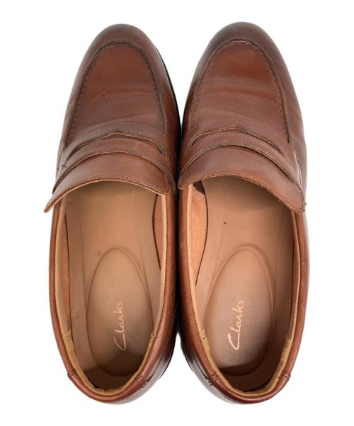 CLARKS（クラークス）CLARKS (クラークス) コインローファー ブラウン サイズ:26.5ｃｍの古着・服飾アイテム