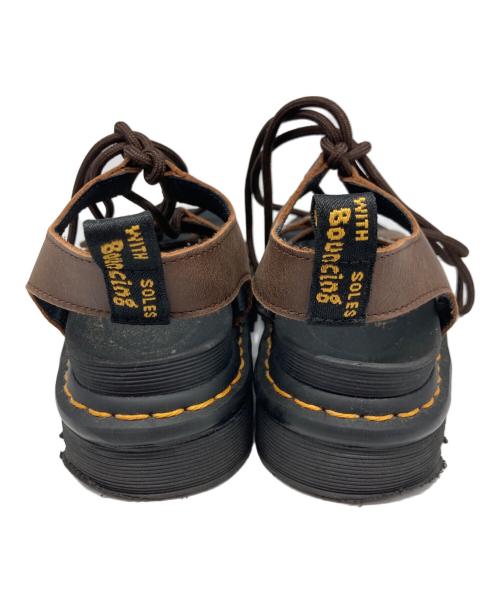 Dr.Martens（ドクターマーチン）Dr.Martens (ドクターマーチン) グラディエーターサンダル ブラウン×ブラック サイズ:22.5の古着・服飾アイテム