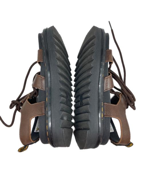 Dr.Martens（ドクターマーチン）Dr.Martens (ドクターマーチン) グラディエーターサンダル ブラウン×ブラック サイズ:22.5の古着・服飾アイテム