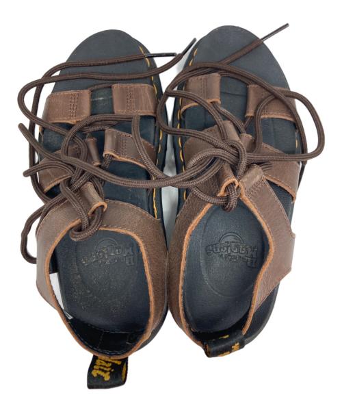 Dr.Martens（ドクターマーチン）Dr.Martens (ドクターマーチン) グラディエーターサンダル ブラウン×ブラック サイズ:22.5の古着・服飾アイテム