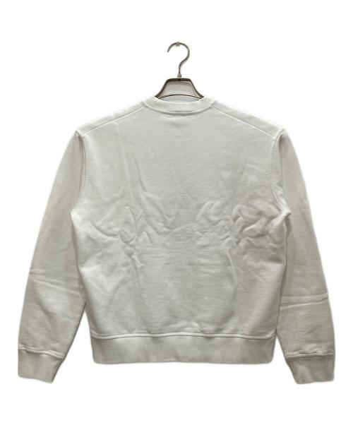 DSQUARED2（ディースクエアード）DSQUARED2 (ディースクエアード) プリントスウェット ホワイト サイズ:ＸＳの古着・服飾アイテム
