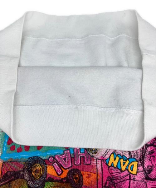 DSQUARED2（ディースクエアード）DSQUARED2 (ディースクエアード) プリントスウェット ホワイト サイズ:ＸＳの古着・服飾アイテム