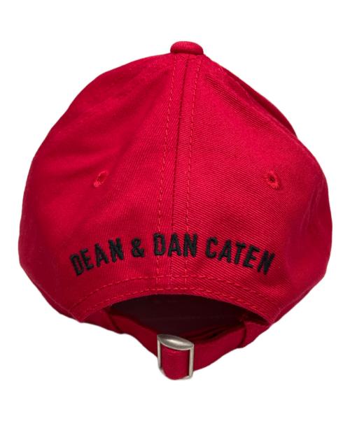 DSQUARED2（ディースクエアード）DSQUARED2 (ディースクエアード) キャップ レッドの古着・服飾アイテム