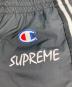 中古・古着 Champion (チャンピオン) SUPREME (シュプリーム) Warm Up Pant/ウォーム　アップ　パンツ ブラック サイズ:Ｌ：9000円