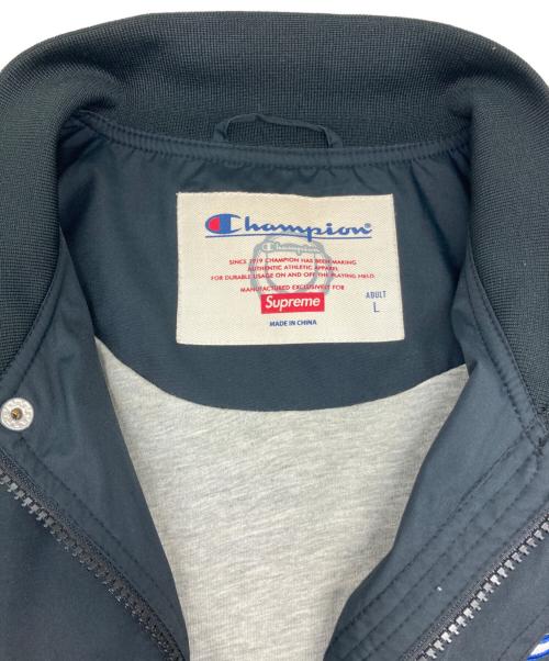 Champion（チャンピオン）Champion (チャンピオン) Supreme (シュプリーム) Warm-Up Jacket ホワイト×ブラック サイズ:Lの古着・服飾アイテム