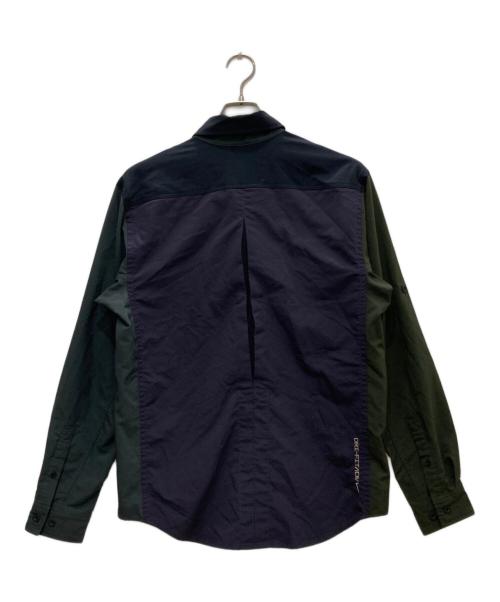 NIKE ACG（ナイキエーシージー）NIKE ACG (ナイキエージーシー) NRG DF UV WTCHMN L/S トップ パープル×グレー サイズ:Mの古着・服飾アイテム