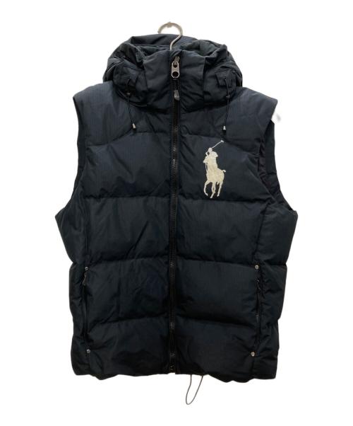 POLO RALPH LAUREN（ポロ・ラルフローレン）POLO RALPH LAUREN (ポロ・ラルフローレン) ダウンベスト ブラック サイズ:Ｓの古着・服飾アイテム