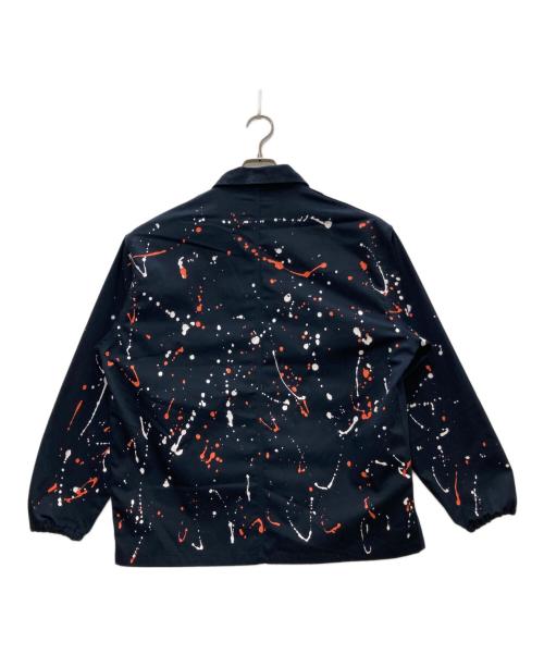 UNIVERSAL OVERALL（ユニバーサルオーバーオール）UNIVERSAL OVERALL (ユニバーサルオーバーオール) ペイント加工ジャケット ネイビー サイズ:Mの古着・服飾アイテム