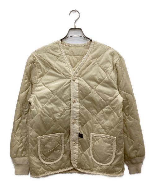 ALPHA（アルファ）ALPHA (アルファ) キルティングジャケット アイボリー サイズ:Sの古着・服飾アイテム