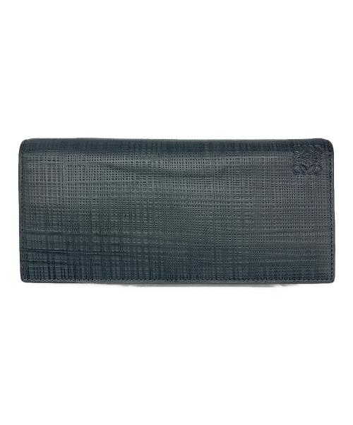 LOEWE（ロエベ）LOEWE (ロエベ) ロング ホリゾンタル ウォレット グレーの古着・服飾アイテム