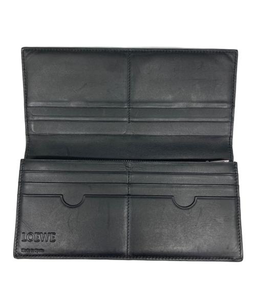 LOEWE（ロエベ）LOEWE (ロエベ) ロング ホリゾンタル ウォレット グレーの古着・服飾アイテム