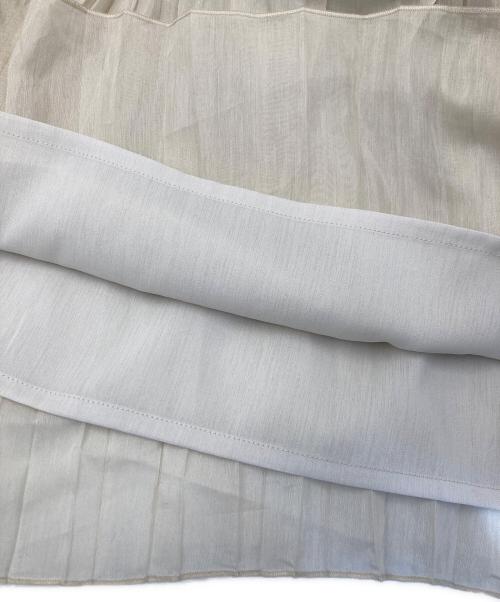 Whim Gazette（ウィムガゼット）Whim Gazette (ウィムガゼット) シルクローンスカート アイボリー サイズ:Fの古着・服飾アイテム